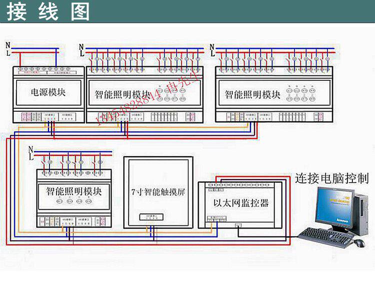 86型智能照明触摸面板 8路控制面板钢化玻璃可编程led触控面板