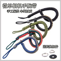 Camera Hand wristband Lung Scales Wrist Rope Apply Canon Nicom Sony Micro Single Counter Digital Hand Hanging Rope Handwoven