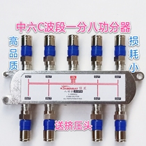 In the eight-powered substrate the six C band 1 in 8-out power substrate enters and eight out of the substrate and the household passes 1 in 8