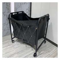 Barber shop towel storage bucket Towel tube large cart Beauty and haircut dirty towels dirty clothes cart recycling box
