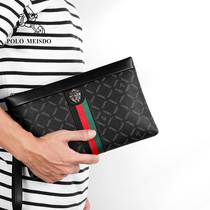 Mens Handbags Genuine Leather 2021 New Luxury Brands Summer Large Capacity Envelopes Bag Soft Bull Leather Handbags