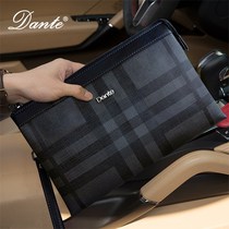 Clip Pack High-end Luxury Mens Handbag Large Capacity Business Package Letter Enveloping Leisure Tide Casual Hand Bag Men