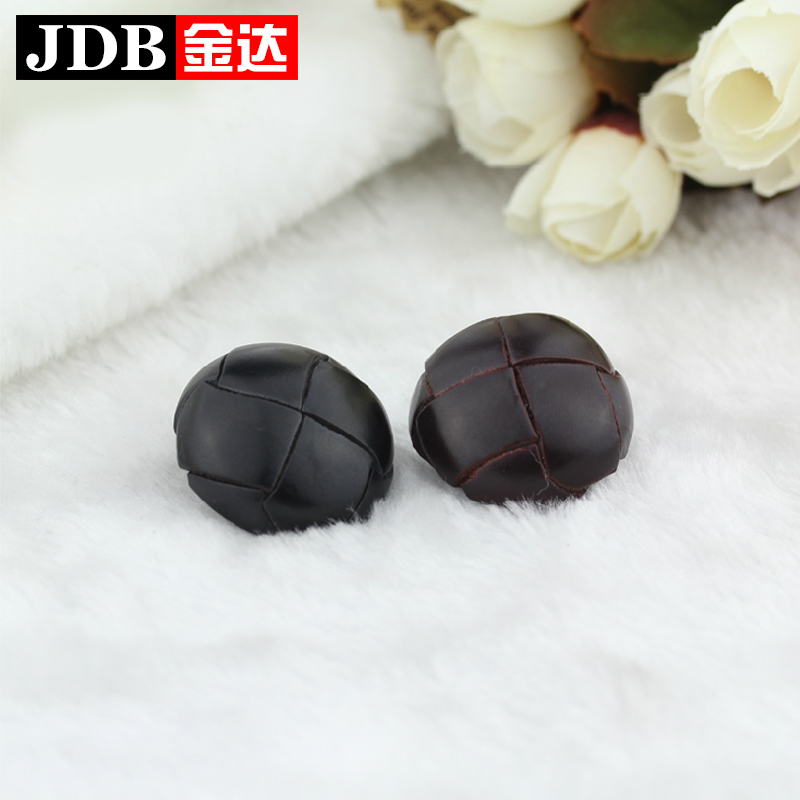 Ginda DIY Accessories Vintaway Bull Leather Buttresses Women's Clothing Big Clothes Buttons to Dress Natural Buttons of Naked Body Clothing