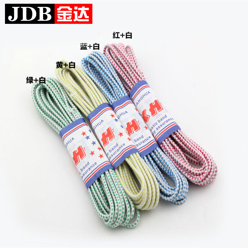 Gold Da Accessories Import Round High Bomb Rubber Band Elastic Band Wide Narrow Children's Clothing Color Tightness Cord