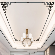 Ceiling Ceiling Decoration Strip Self-Glued Acrylic Mirror Wall Sticktop Line Stickers Bright Diagonal Flowers 3d Stereo