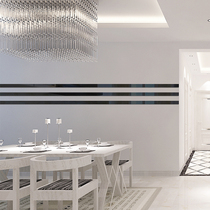 Ceiling Ceiling Decoration Strips Self-Adhesive Acrylic Mirror Face Wall Sticker Border Strip Edge Top Corner Wire Waist Line Background Sticker