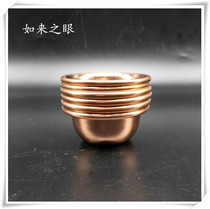 No. 6 pure red copper water supply bowl water Cup many interests 5 8cm 7 Tibetan Buddhist supplies