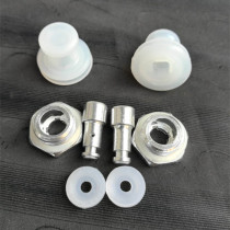 Universal hemispherical red double happiness triangle electric pressure cooker cover accessories Aluminum sheet center fixed seal small rubber ring shaft cap