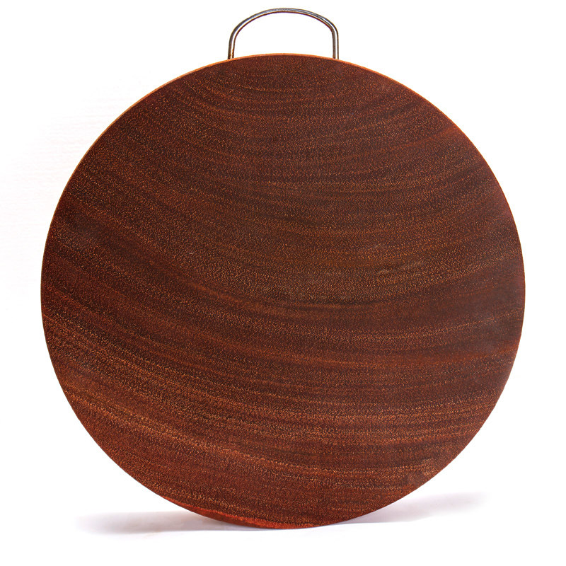 铁木菜板实木砧板整木切菜板剁骨正宗越南蚬木圆形家用厨房案板