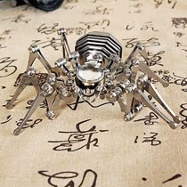 Creative Eu Style Spider stainless steel punk mechanical crystal table Handicraft Cubic Multilimb arthroplatable Adjustable Pendulum