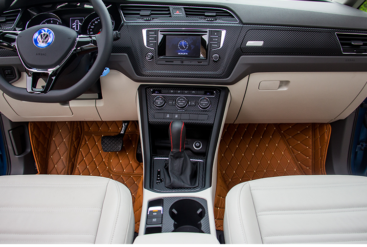 汽车用品大众全新途安l碳纤维贴纸立体车身贴改装内饰装饰拉花3d