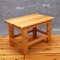Bubble bath bucket stool bath wooden barrel stool small bench small square stool accessories cedar wood outside stool
