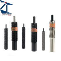 Positive Chen Carbon Steel Coarse Tooth Spring Plunger Top Wire Bomb Top Pin Spring Plunger PJL3 4 5 6 8 10 12 16 16