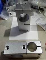 Split cross adapter quick mounting type optical axis cross fixing clip aluminium alloy double hole connecting bar block