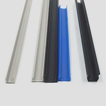 Aluminum Profile Flat Seal U Type Strip Hard Adhesive Strip Decorative Strip Groove 6 Groove 8 Groove Strips Industrial Profile Accessories