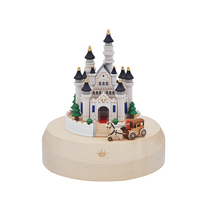 jeancard music box Castle carriage Electric state night light Taiwan wooden send girls Tanabata Valentines Day