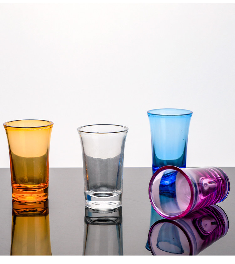 pc杯亚克力杯杯加厚小四方杯一口啤酒杯ktv防摔威士忌杯