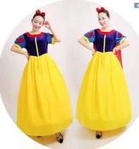 2017 Halloween costume adult snow white dress stage performance cosplay costume girls holiday dress