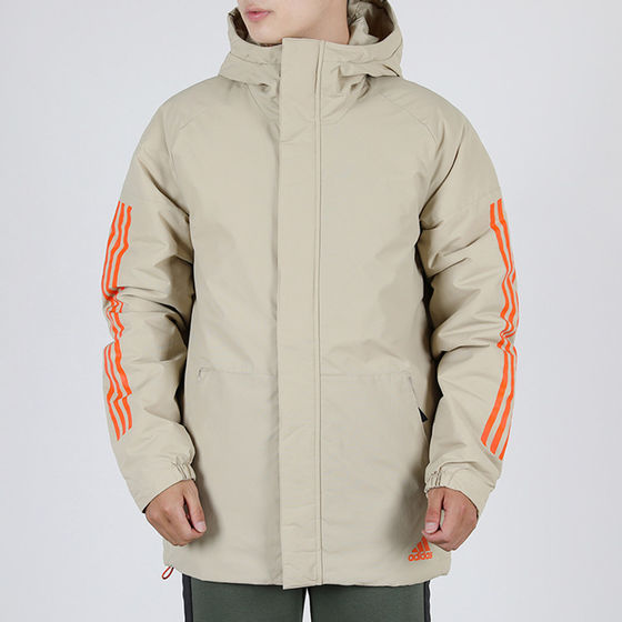 Adidas/Adidas authentic autumn and winter new men's sports windproof warm cotton jacket GE5823 Adidas/Adidas authentic autumn and winter new men's sports windproof warm cotton jacket GE5823