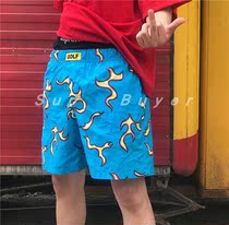 Golfwang golf wang summer casual flame shorts beach shorts