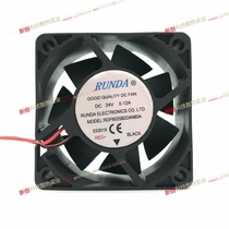 Runda RDF6025B24N60A DC 24V 0.12A Inverter Coating Fan 6CM