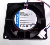 German ebmpapst 8314 2H 8032 24V 245mA 6W ZP 8CM converter fan