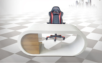 Special offer Simple modern white paint boss table Large desk Supervisor table Manager desk and chair combination President table