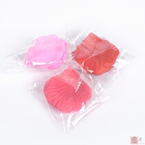 Wedding and festive supplies wedding scene hand throwing flower silk cloth simulation petals wedding room decoration layout 100 pieces