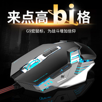 Gaming mouse Sound wired gaming mouse Desktop laptop Chicken across the line of fire Silent home