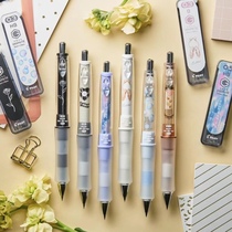 PILOT BAGLE NICOLA MAGAZINE JOINT LIMITED AUTOMATIC PENCIL JUICE PEN ERASABLE PEN DRY ROSE BLUE BUBBLE OIL PAINTING JAPAN ROCKING MUSIC AUTOMATIC PENCIL STUDENT USE