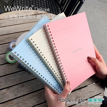Fumei High WeWrite Delux Lizi Writing Pen Paper Notebook b5 Double Coil Fashion Notebook A5 Spiral Cross Line Student Stationery