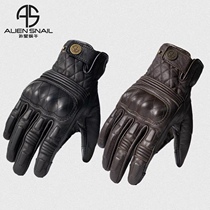 Alien snail V9 motorcycle gloves with touch screen autumn and winter style windproof and warm locomotive male and female universal riding gear