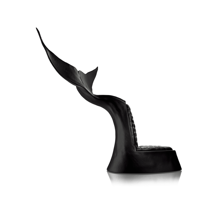 furnittu原创设计师家具 whale chair/鲸鱼椅 玻璃钢创意沙发椅_7折