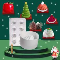 Sanxin Christmas silicone mold Christmas hat cake mold Christmas tree scented candle abrasive