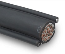 Driving control line with double steel wire 14*1 5 electric hoist handle line