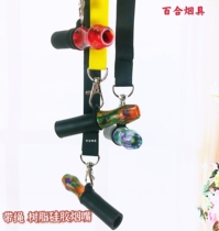 Arab hookah mouth bar hanging personal stainless steel cigarette mouth Food grade color silicone mouth accessories