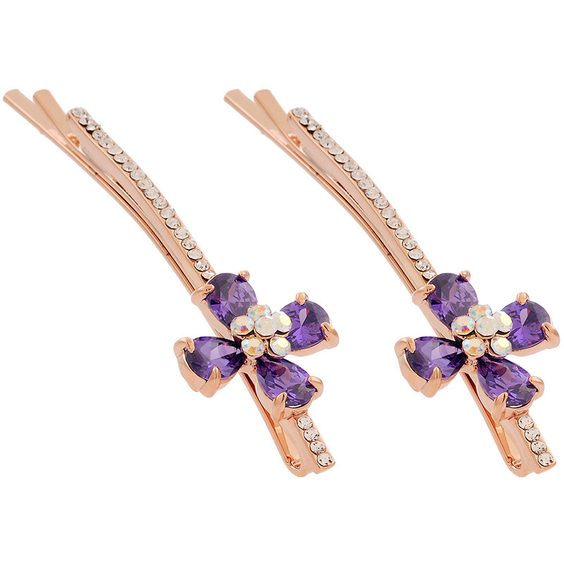 雷嫚漂亮发饰头花发夹发卡刘海边夹顶夹卡子对夹压夹子女头饰品