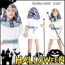 Halloween cosplay Festival Costume Children Mask Ball Prince Egypt Performance Costume Prince Charming Evening Dress