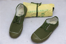 Double money liberation running shoes students military training men and women migrant labor wear resistant anti-slip canvas yellow rubber shoes low-gang spring and autumn