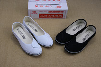 Double Card Nurse Shoes Canvas and White Inner Increased Female Wearing Small White Shoes Hospital Beauty Ballroom Work Black