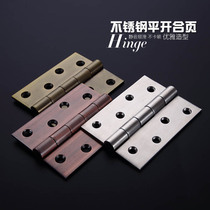 304 stainless steel export special 4-inch flat open hinge loose-leaf door folding wooden door hinge Bangladesh hinge