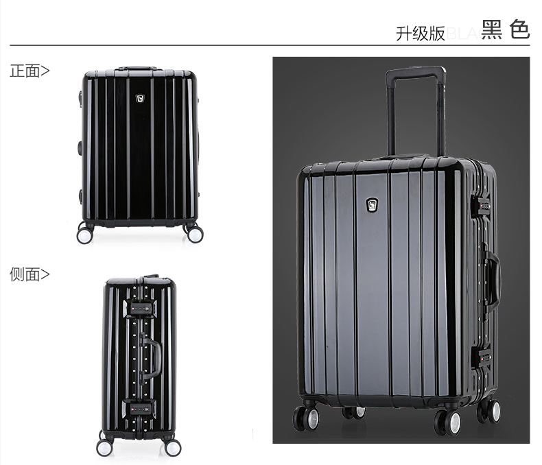 愛馬仕老銀戒指圖片 愛華仕銀色鋁框拉桿箱萬向輪20寸行李箱拉桿旅行箱背包套餐組合 愛馬仕戒指