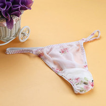 Limited edition pure mulberry silk shorts silk thong womens low waist transparent Georgette pants sexy underwear