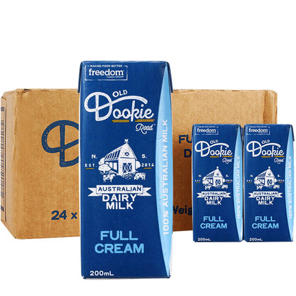 澳伯顿250ml*24盒进口全脂纯牛奶