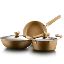 Sample board room boiler with three sets kitchen Home without sticky pan frying pan frying pan Frying Pan Activities Promotion Gifts