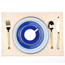 Boilerplate room Luxurious Delicate Bone China Cutlery Cutlery Suit Kai Screwup Door Series Bowl tray Dish Trays Hotel Western Dining Cutlery