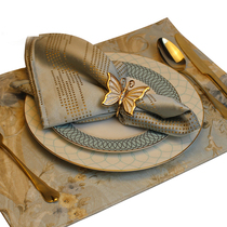 Eurostyle American style Dining Room Table West Dining Cutlery Suit Mediterranean Style Neoclassical Postmodern Bowl tray