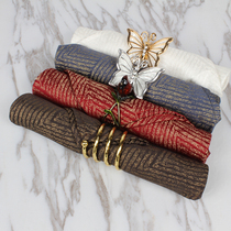 Upscale luxurious polyester cotton mouth cloisterplate room dining towel Western-style home Dining Towels Hotel Napkins Napkins