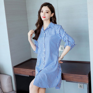 Autumn 2020 new Korean shirt dress