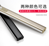 Wardrobe clothes bar with light led clothes Rod Smart Human body sensor light wardrobe hanging clothes rod with light charging clothes rod